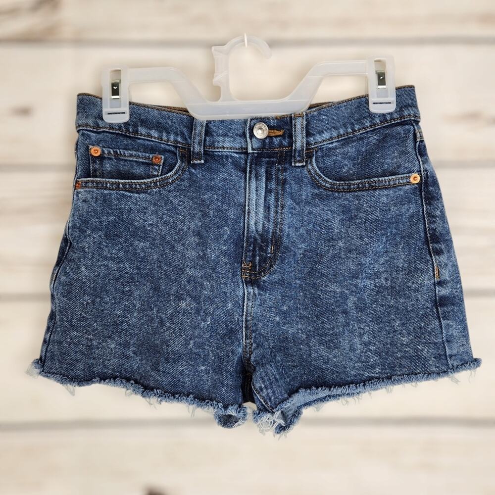 Rewash -  Super High Rise Mom Raw Hem Denim Shorts Size 3/26